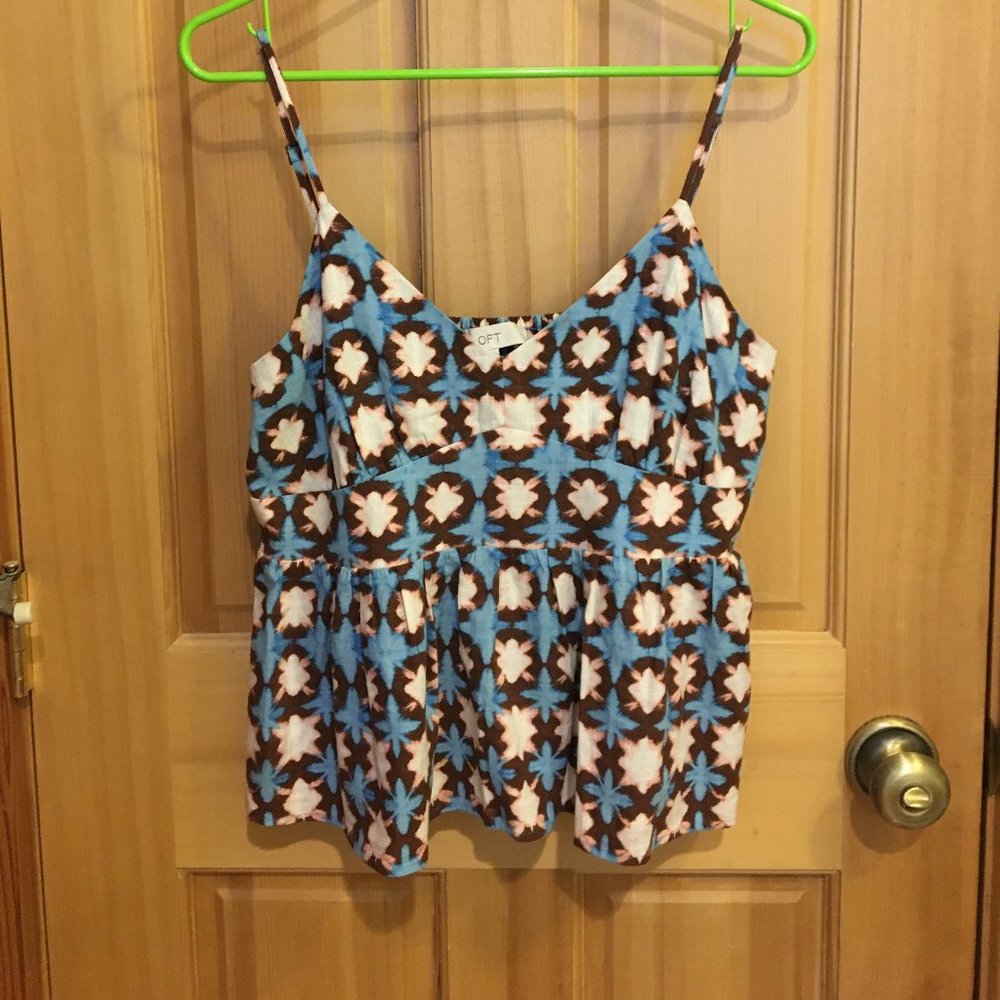 Floral V Neck Tank Top